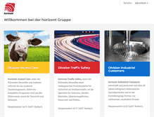 Tablet Screenshot of horizont.com