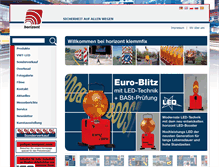 Tablet Screenshot of klemmfix.horizont.com