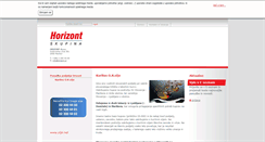 Desktop Screenshot of horizont.si